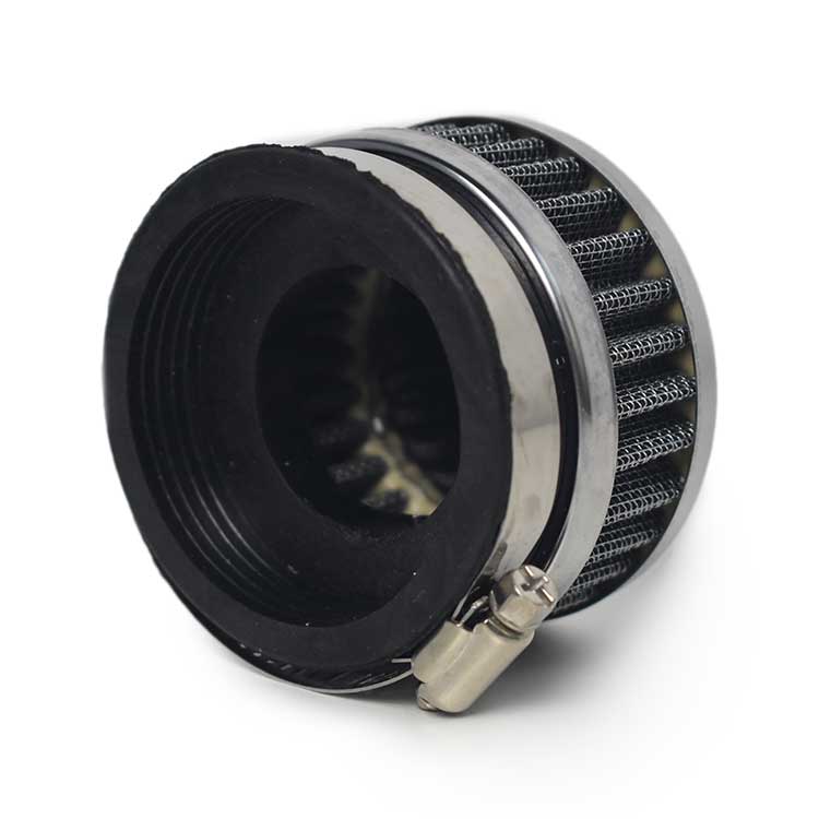 50mm Round Air Intake Filter - Black