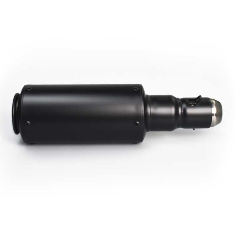 Round Black 51mm Exhaust Silencer
