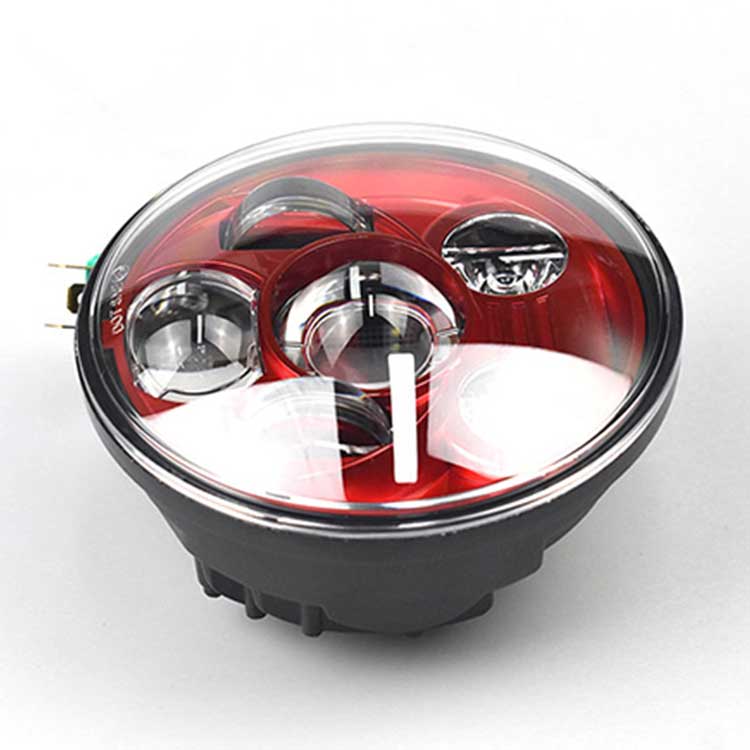5.75'' 45W LED Headlight - Red