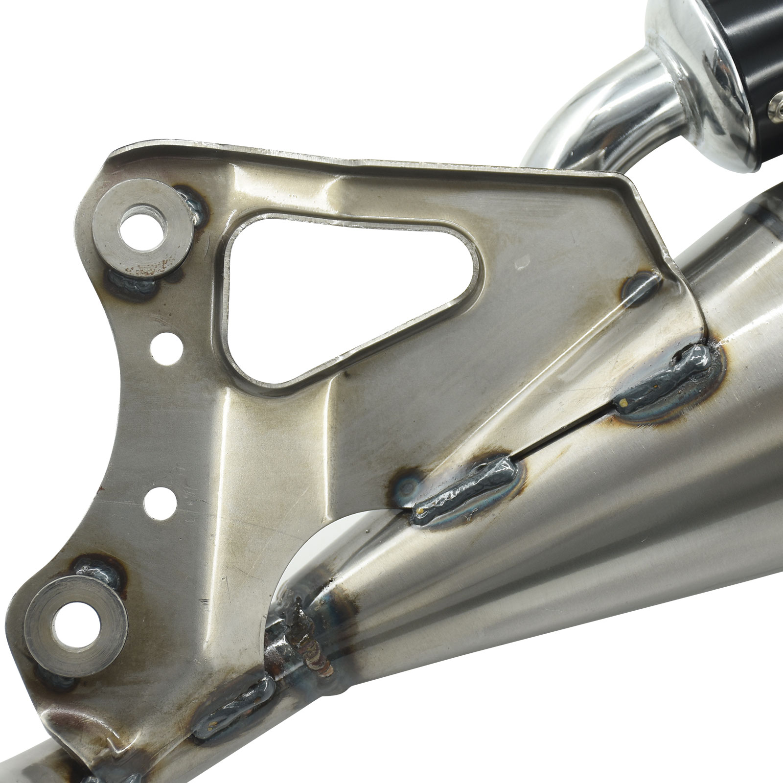 Stainless steel stroker exhaust for honda dio50 zx af34 af35
