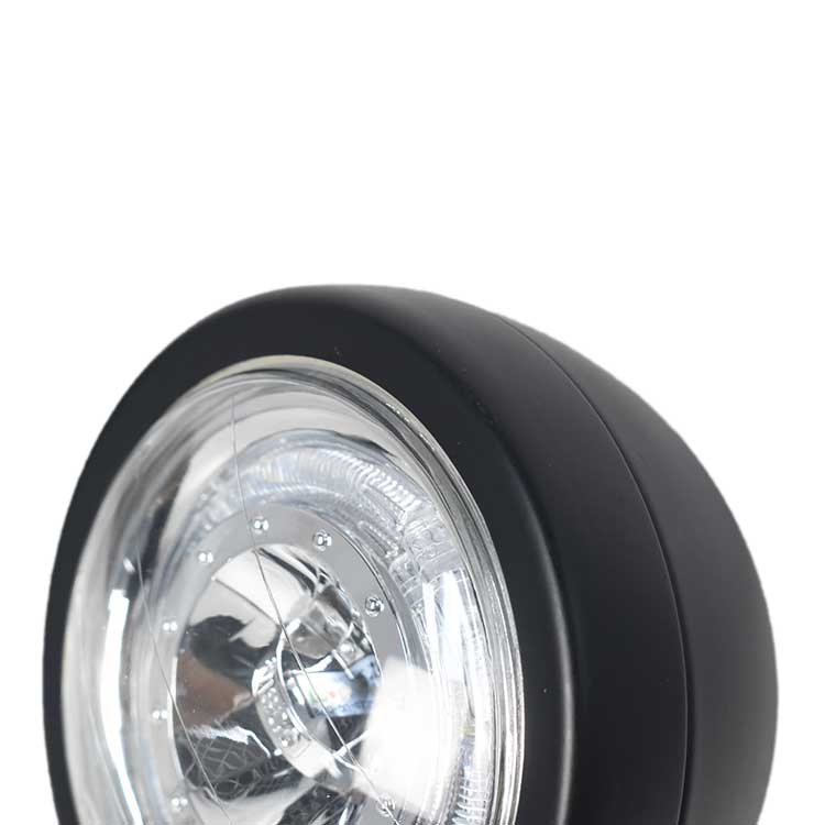 6.3'' Angel Eye LED Headlight - Black