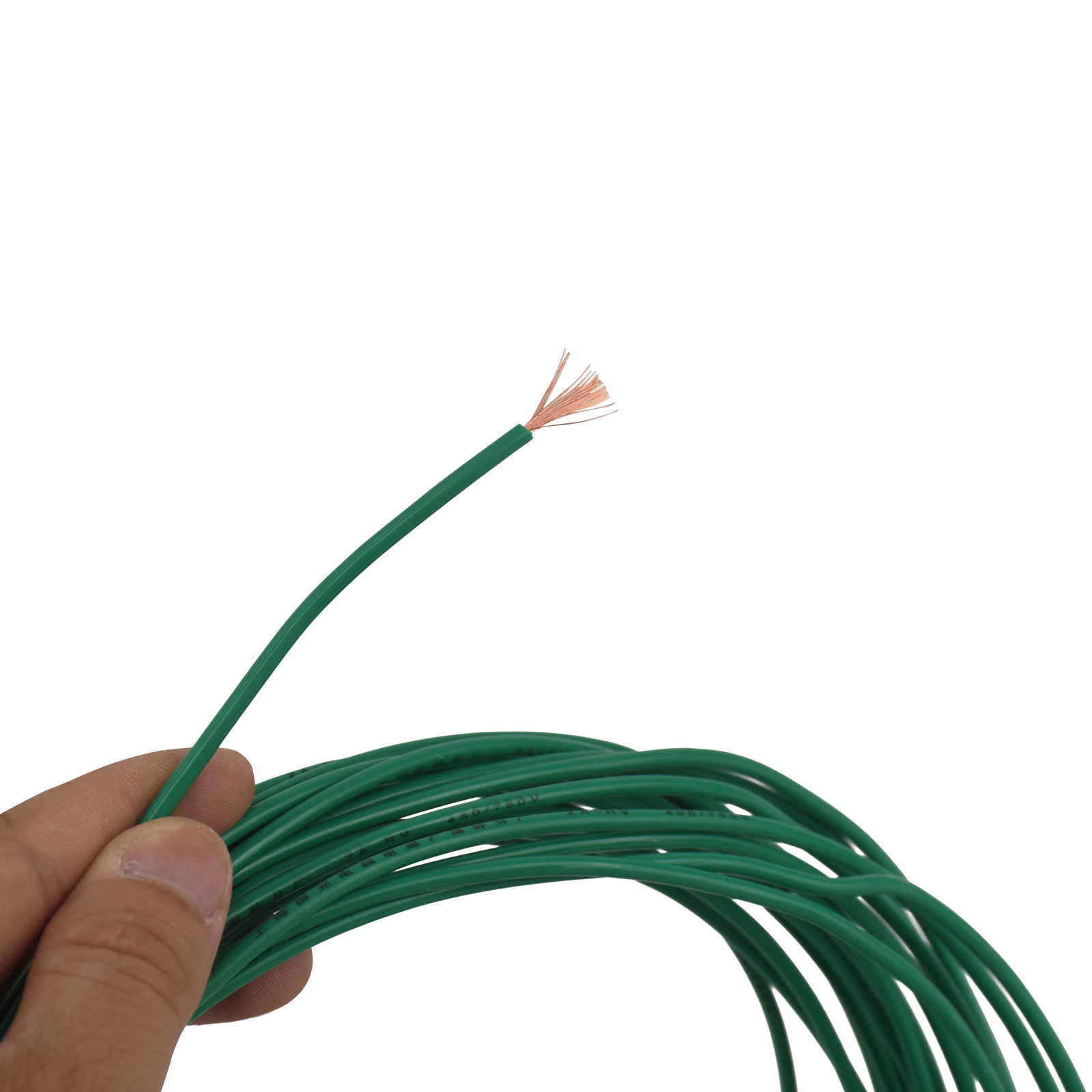 16AWG 1.5mm² PVC Insulated Copper Stranded Wire - Green