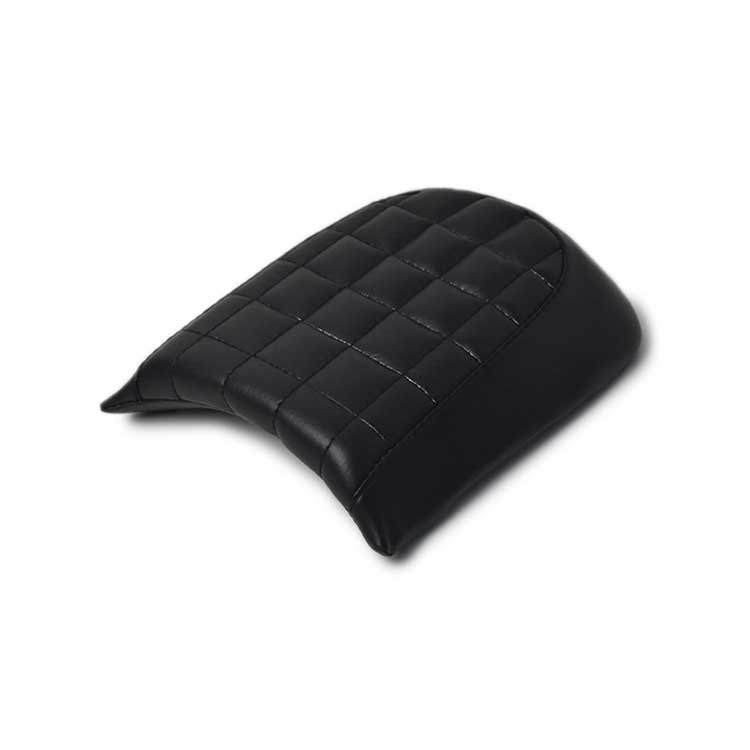 Black Two-up Seat For Harley Sportster 883/1200 - Square Stitch
