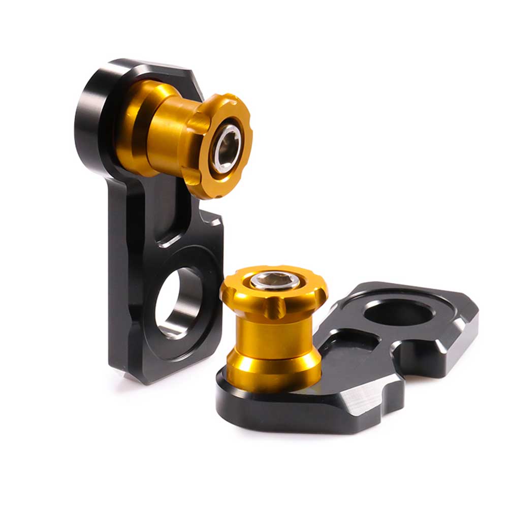 Chain Adjuster Block With Stand Spool For Honda CB650R CBR650R 19-Present Gold