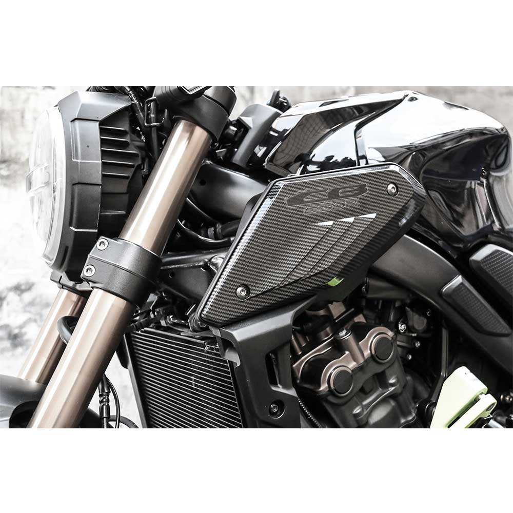 Frame Side Panel Cover Shell Protector For Honda CB650R CBR650R 2019-present Carbon Color