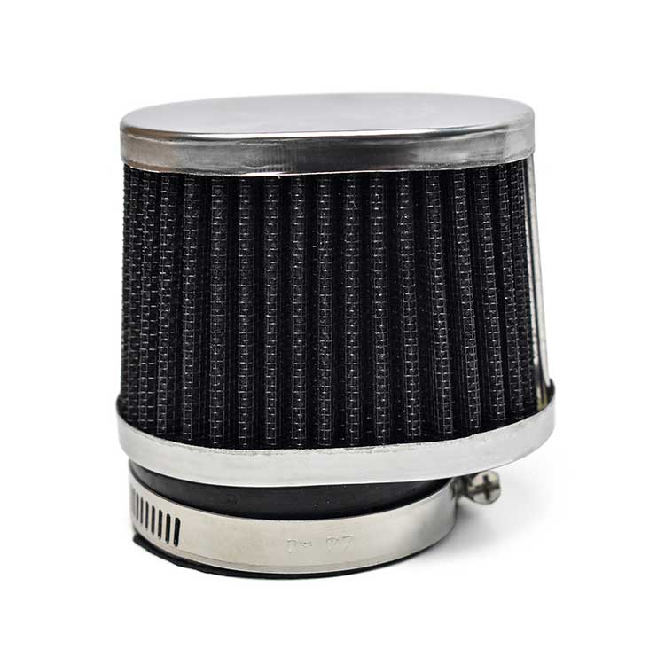 52mm Oval Air Intake Filter - Black