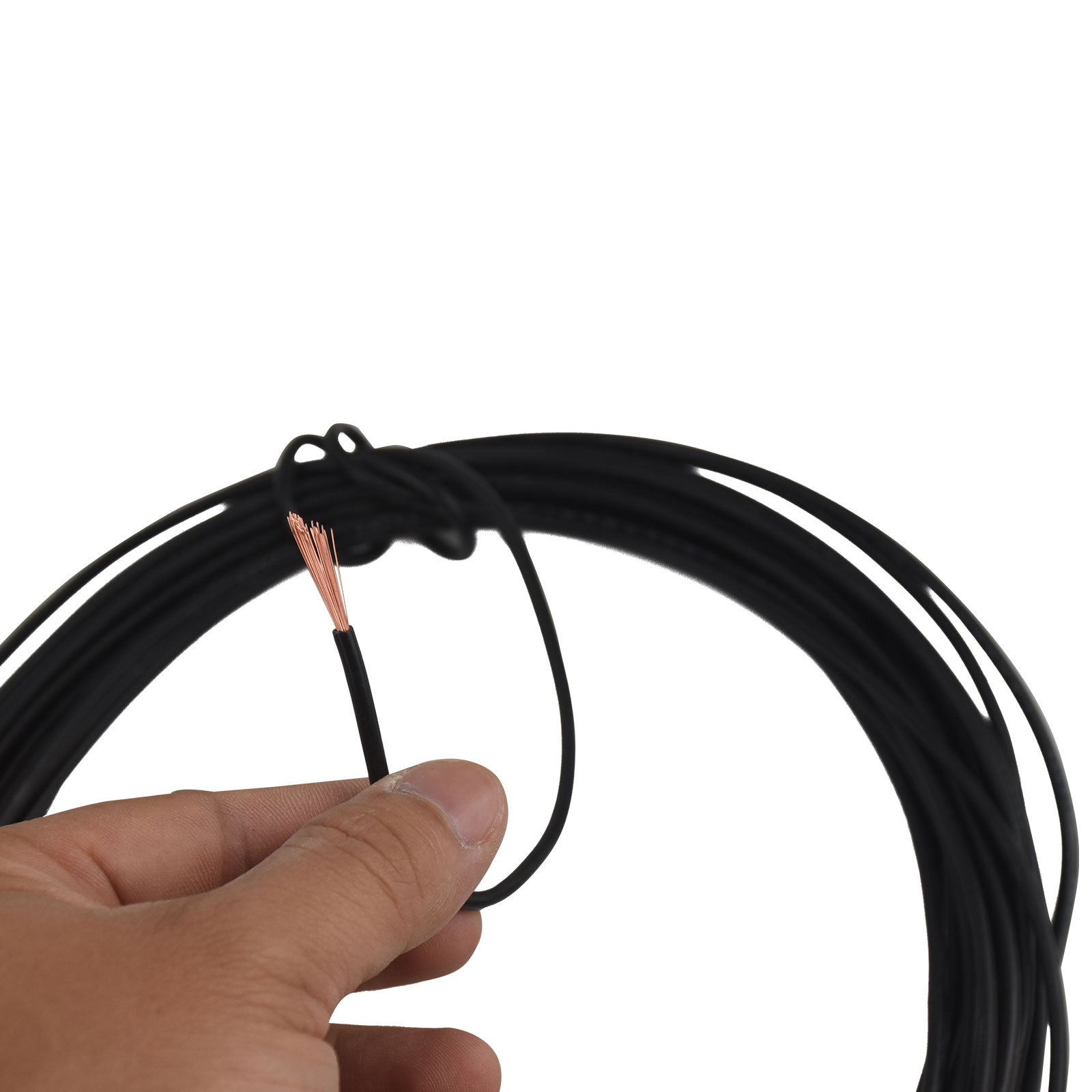 16AWG 1.5mm² PVC Insulated Copper Stranded Wire - Black