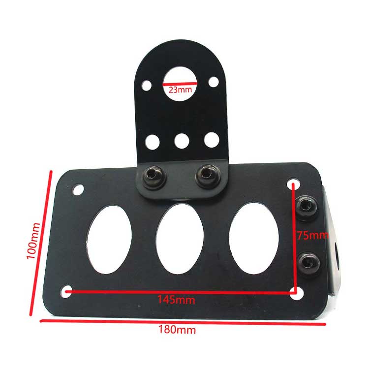 Side-mount Taillight Bracket License Plate - Type 1