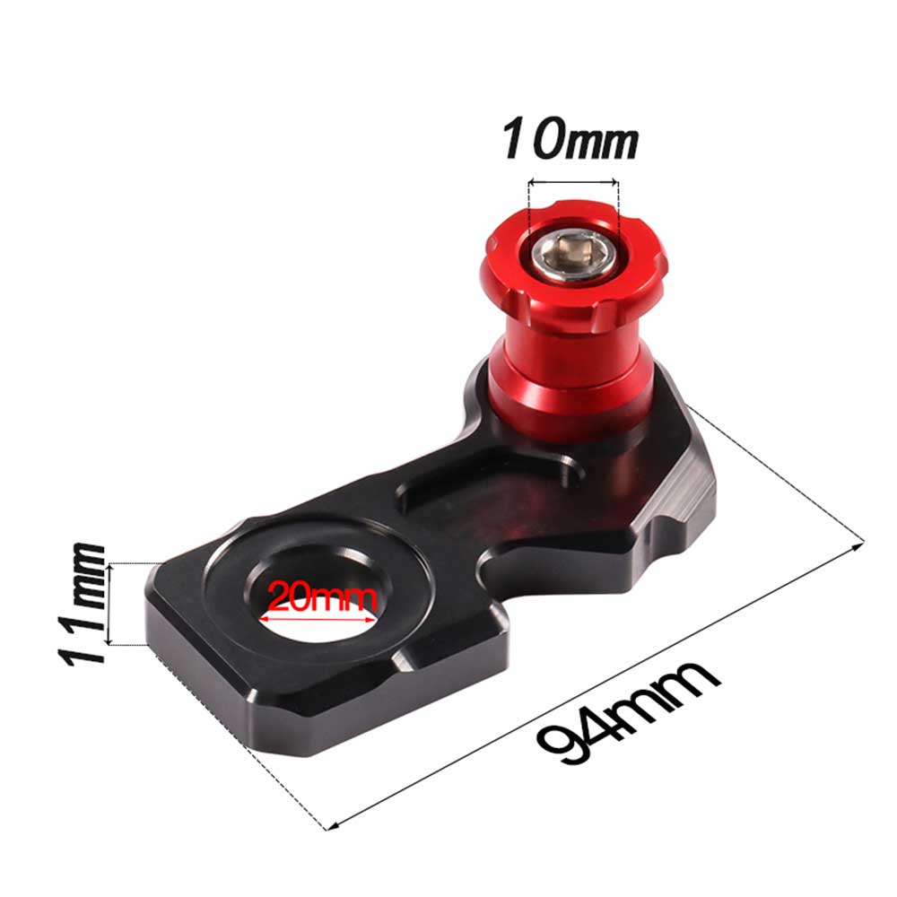 Chain Adjuster Block With Stand Spool For Honda CB650R CBR650R 19-Present Red