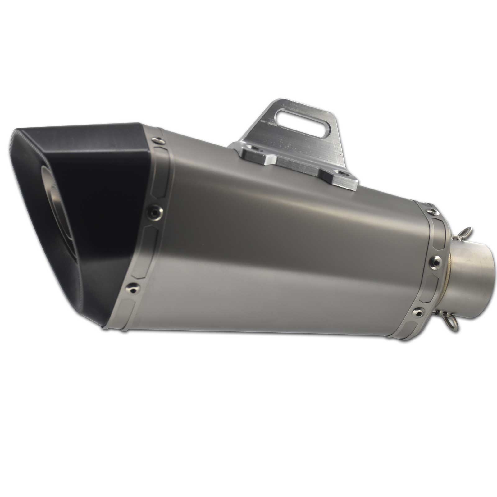 Universal Stainless Hexagonal Exhaust With CNC End Cap