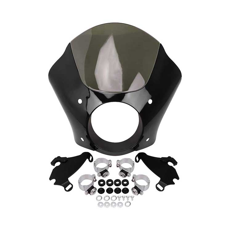 Gauntlet Fairing With 39mm Trigger Lock Mount Kit For Harley Sportster 883 1200