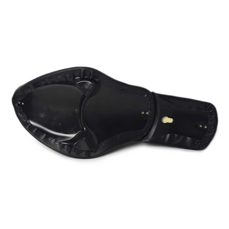 Black Two-up Seat For Harley Sportster 883/1200 - Transverse Stitch