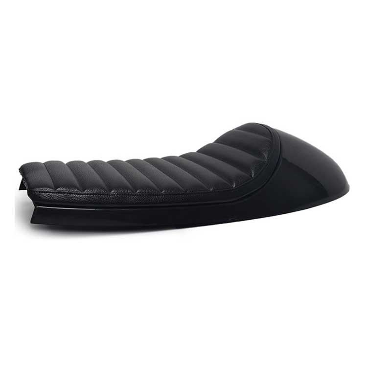 Tuck n Roll Seat Pad + Cafe Racer Seat Base - Black