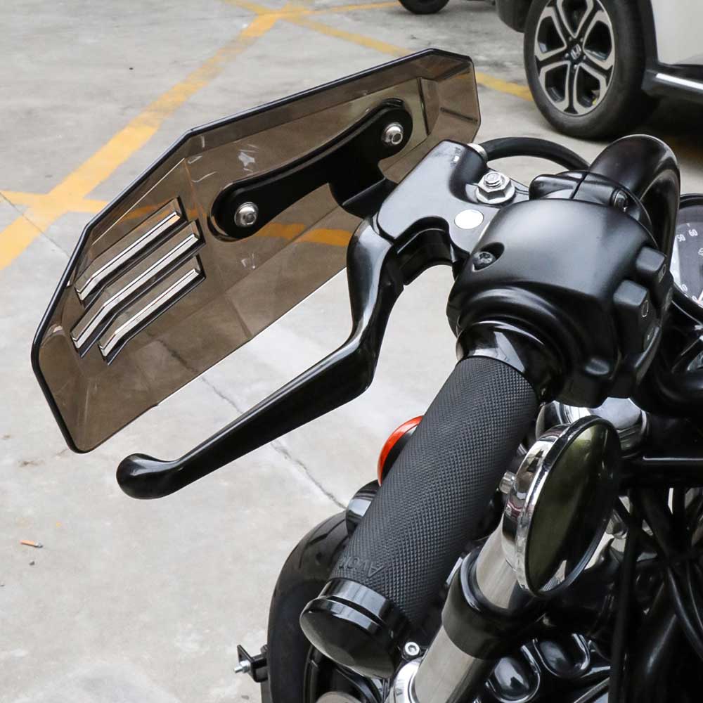 Handguard Kit For Harley Motorcycles - Smoke