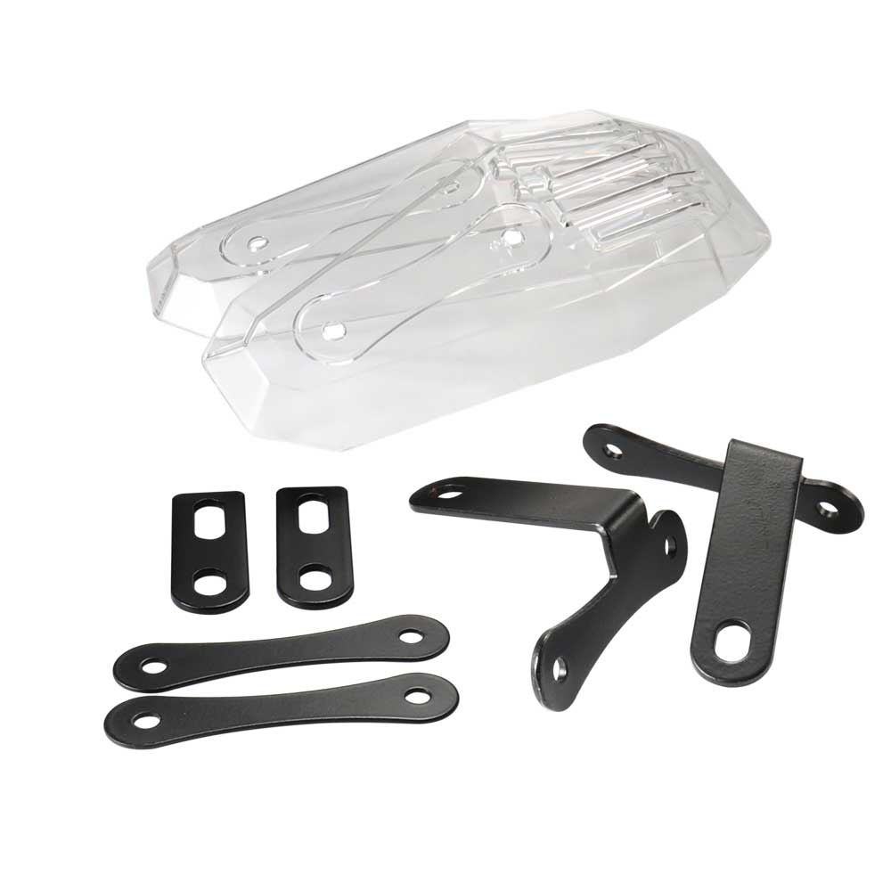Handguard Kit For Harley Motorcycles - Transparent